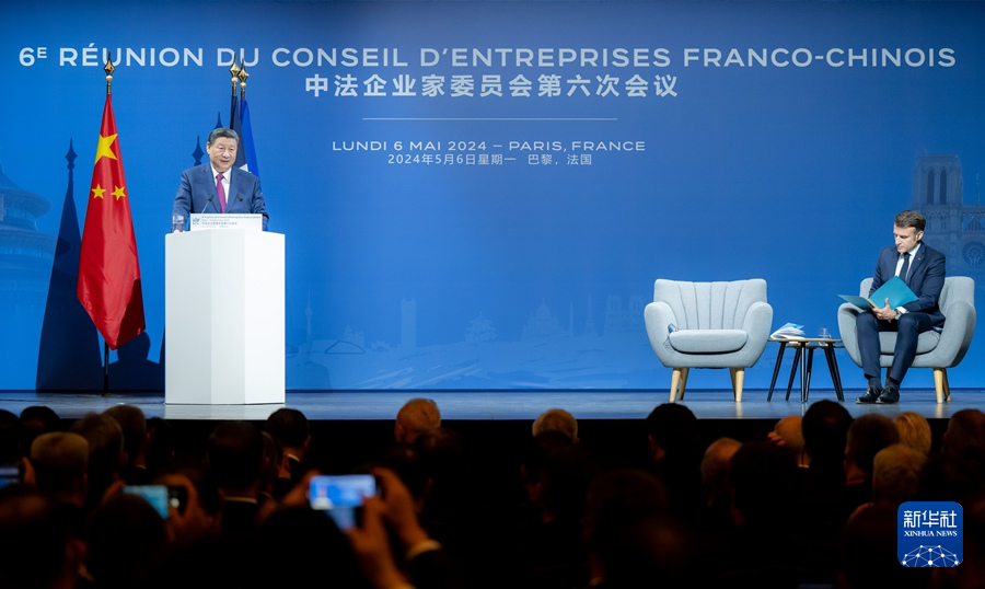 Lin Jin, praeses Group SKYWELL, invitatus ad sextum conventum Committee Sino -French Entrepreneurs